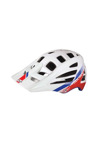 Casco SUOMY Scrambler 4.0 blanco/rojo