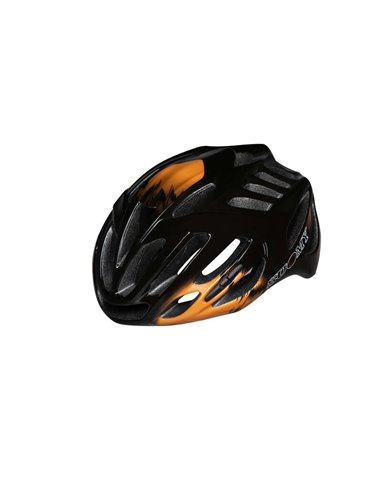 Casco SUOMY Timeless 4.0 Negro/Naranja Brillante