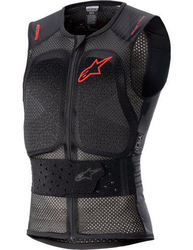 Chaleco Nuc Flx Pro Bk/Rd S (Protección Espalda) Alpinestars 6508123-009-S