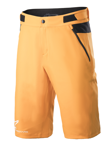 Short Alps 4 Blk/Tang 28 (Pantalones Cortos Ciclismo-Hombre) Alpinestars 1725922-4010-28