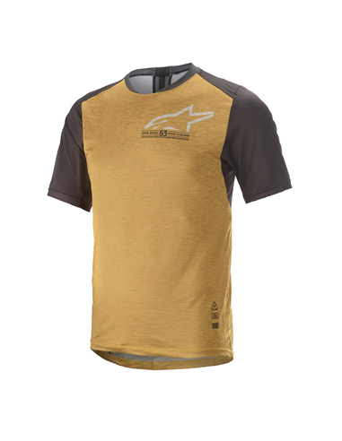 Jersey Ss Alp6 Bk/Tang S (Camisa de Bicicleta-Homem) Alpinestars 1763921-4010-S