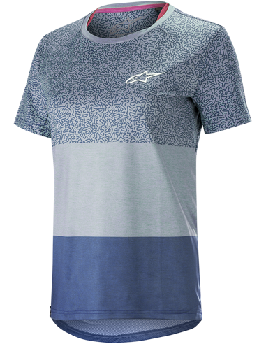 Jersey Ss 4W Alp8 Blue Xs (camiseta de ciclismo feminina) Alpinestars 1783719-7008-XS