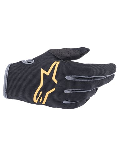 Luva Alps Blk/Tang S (luvas de bicicleta masculinas) Alpinestars 1563922-1400-S