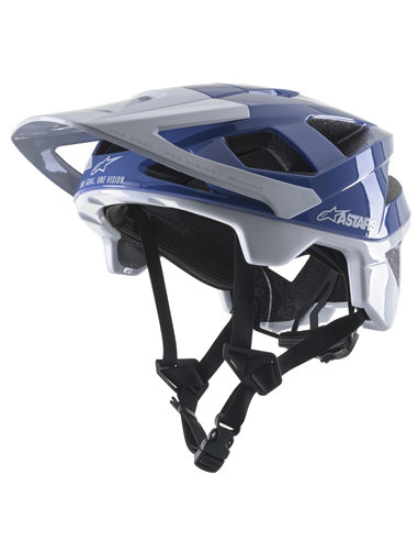 Capacete V-Pro A1 Blu/Gy S (capacete de bicicleta adulto) Alpinestars 8702321-7199-S