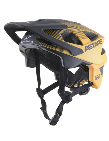 Casco V-Pro A2 Bk/Tang L (Casco de bicicleta Adulto) Alpinestars 8702621-1224-L