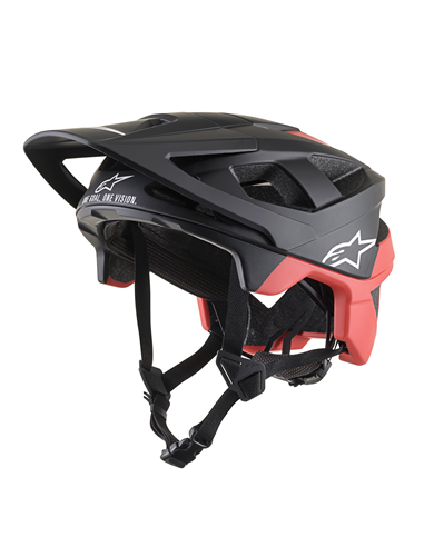 Casc V-Pro Atom Bk/Rd S (casc de bicicleta per a adults) Alpinestars 8703019-1309-S