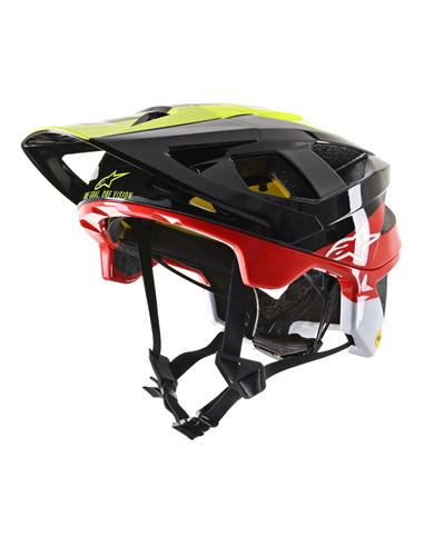 Casco V-Pilot Bk/Yl/Rd S (Casco de Bicicleta Adulto) Alpinestars 8701019-1539-S