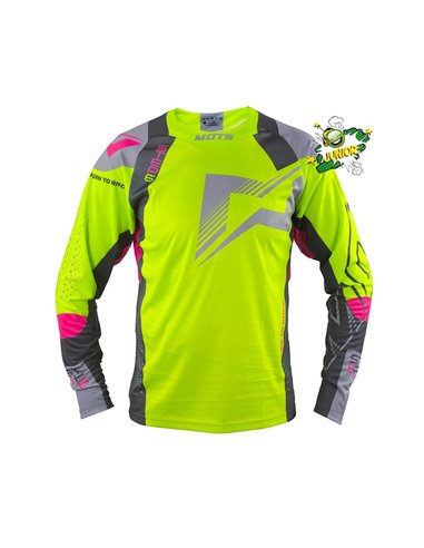 Maillot MOTS Junior, Fluo, S (6 ans)