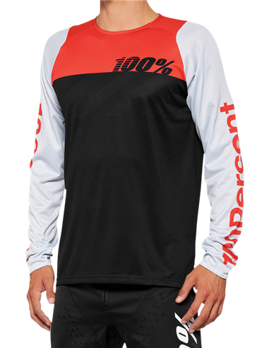 Maillot ciclista manga larga R-Core 100% MTB 40005-00000 S