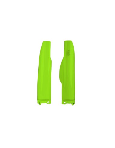 Polisport fork guard, lime green KX125 / 250 8398000008