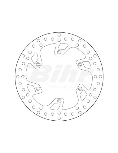 Disque de frein Brembo 68B407B8