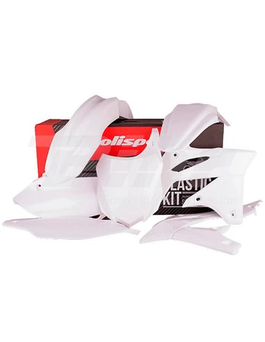 Kit de plásticos Polisport Kawasaki blanco 90543