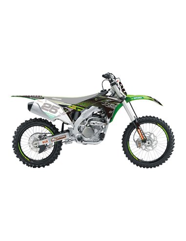 Kit de adesivos 2424R10 da Blackbird Kawasaki Racing Team 2018