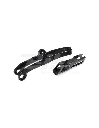 Guia de corrente + braço oscilante Polisport preto Kawasaki 90675