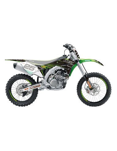 Kit de adesivos 2423R10 da Blackbird Kawasaki Racing Team 2018