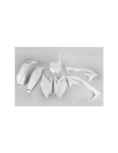 Complete plastic kit UFO-Plast Kawasaki color white KAKIT223-047