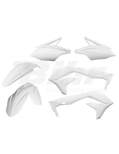 Kit plastique Polisport Kawasaki couleur blanc 90690