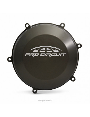 Tapa d'embragatge Pro Circuit per a Kawasaki KX450F: alumini, negre CCK16450