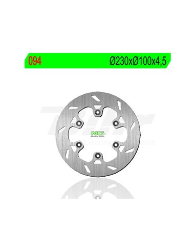 Brake disc NG 094 Ø230 x Ø100 x 4.5 Position: Rear