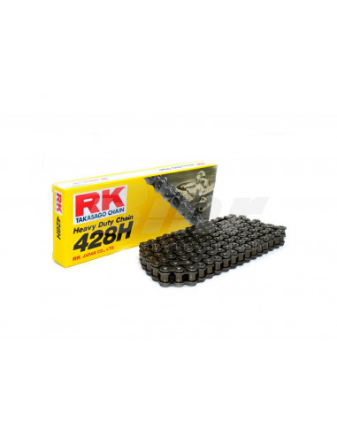 Corrente RK 428HSB com 118 elos pretos