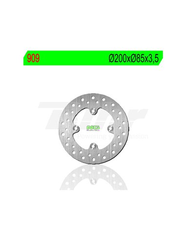 Disco de freio NG 909 Ø200 x Ø85 x 3,5