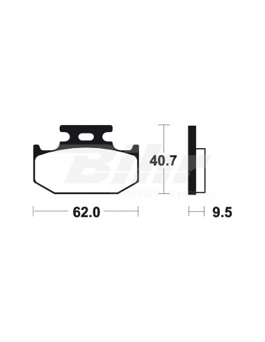 Tecnium MO148 Sintered Brake Pads Position: Rear