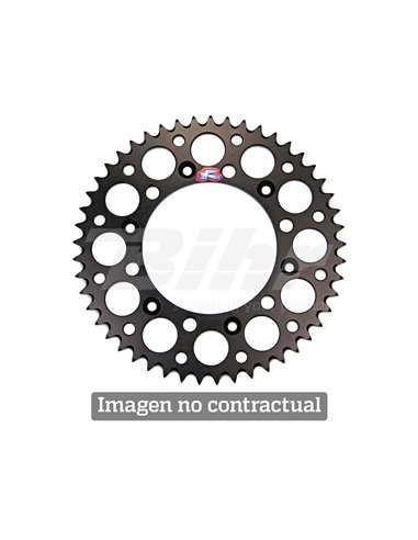 Renthal ultralight Rear sprocket 49 teeth black 123U-520-49GYBK