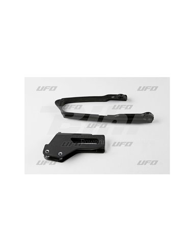 Chain guide + skate UFO-Plast Suzuki black SU04923-001