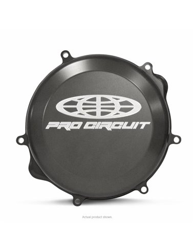 Couvercle d'embrayage Pro Circuit pour Suzuki RM250: aluminium, noir