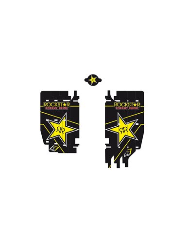 Adhesivos para rejillas de radiador Blackbird Rockstar Energy Suzuki A302L