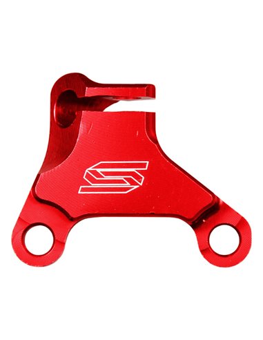 Guia de cabo de embreagem SCAR vermelho para Suzuki RM-Z250 / 450