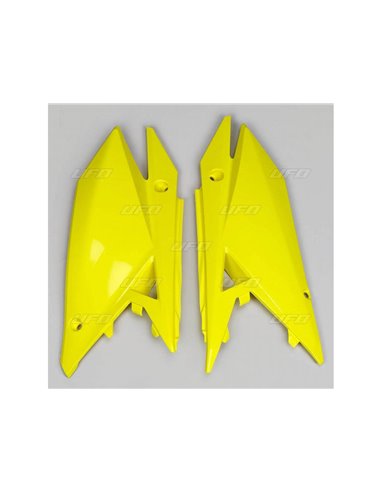 Rear side covers UFO-Plast yellow Suzuki RM-Z450