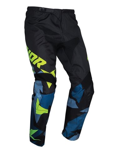 Pantalon enfant Moto cross Thor Sector Warship Blue/Acid