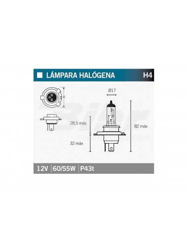 Lámpara OSRAM 64193 H4