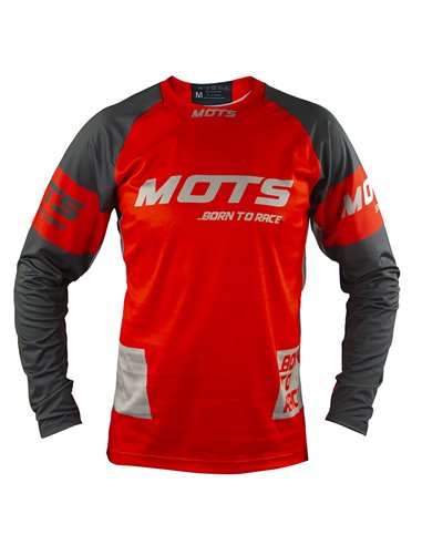 Maillot Motocross Mots X-STEP Rouge Taille S MT2204SR