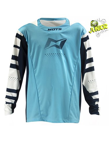 Samarreta motocròs infantil Mots X-JUNIOR Blau Talla M-8 anys MT2620MA