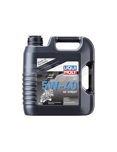 Garrafa 4L aceite sintético HC Liqui-Moly 5W-40 Street