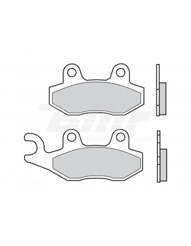 Pastilhas de freio sinterizadas Brembo 07SU12SD