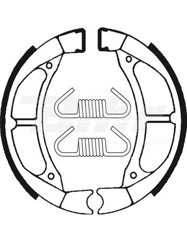 Tecnium BA182 brake shoes Position: Rear