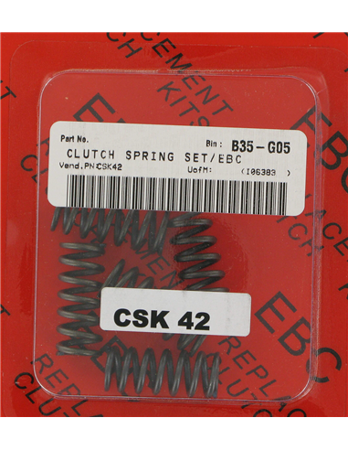 Clutch Spring Csk Series Coil Spring Steel EBC CSK042