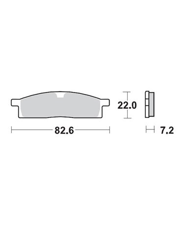 Front brake pads 091211 MOTO-MASTER