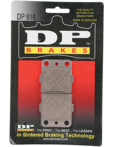Pastillas de freno sinterizadas estándar DP DP BRAKES DP816