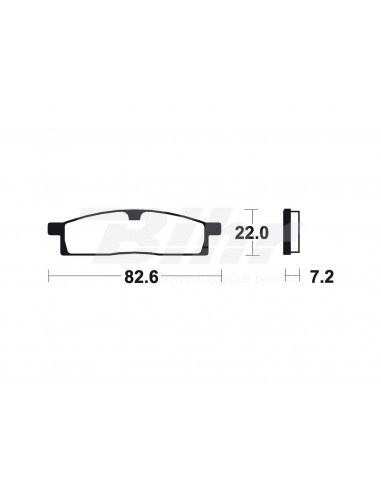 Tecnium MOR89 Sintered Brake Pads Position: Front