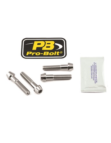 Axle Pinch Bolt Kit Stainless Steel, Front PRO BOLT SSFAPINCH80