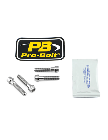 Axle Pinch Bolt Kit Stainless Steel, Front PRO BOLT SSFAPINCH20