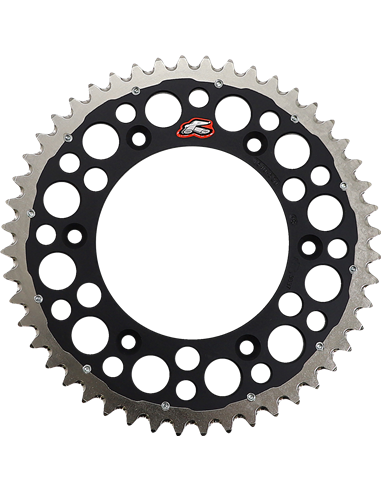 Rear sprocket Renthal R 520 48 teeth Bk Sc Twin 1540-520-48GPBK