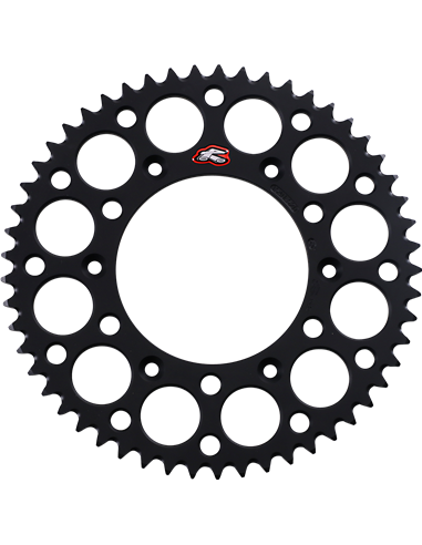 Rear sprocket Renthal R 520 53 teeth Bk Ul Sc 154U-520-53GRBK