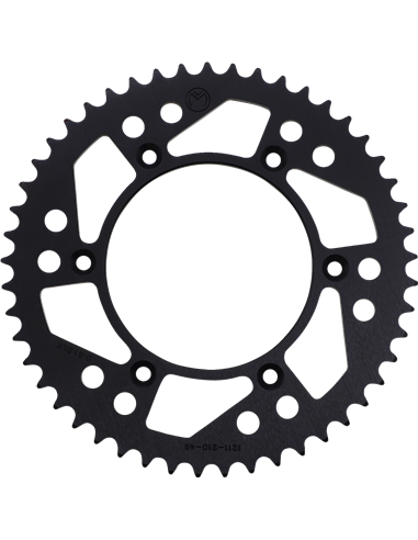 Aluminum rear sprocket Hon 49T Blk Moose Racing Hp 1211-210-49-10