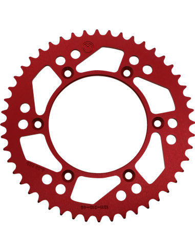 Hon 48T Red Moose Racing Aluminum rear sprocket Hp 1211-210-48-13