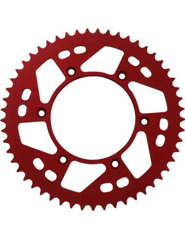 Aluminum rear sprocket Hon 53T Red Moose Racing Hp 1211-210-53-13